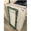Image 1 : 2 6' FOLDING TABLES AND PALLET OF FOLDING CHAIRS