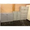 Image 1 : 3 ASSORTED METAL FILE/STORAGE CABINETS