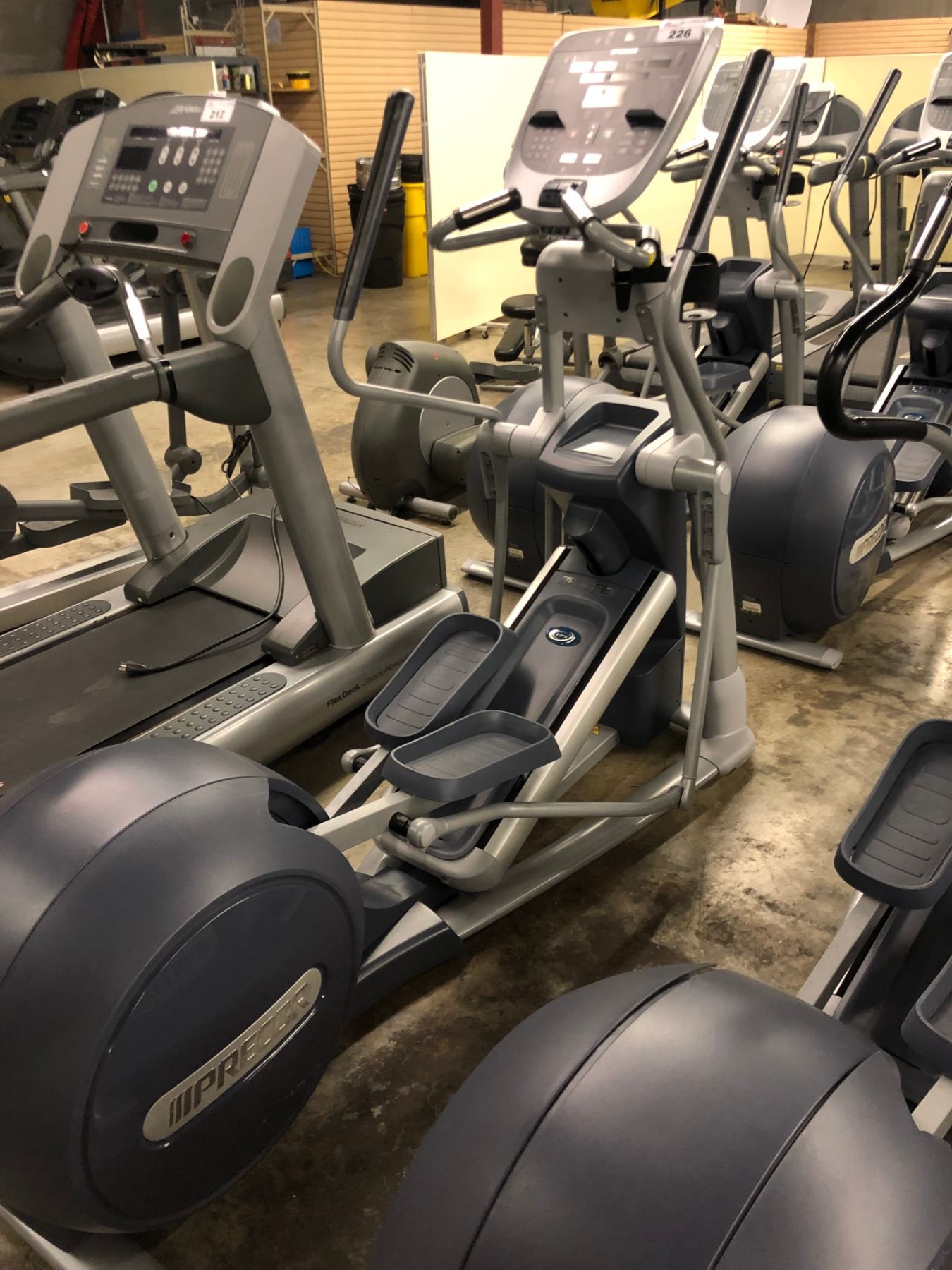 Efx Machine Basic Model PRECOR ELLIPTICAL MACHINE MODEL EFX10, WITH MEDIA CONTROLS HANDLE STYLE ...