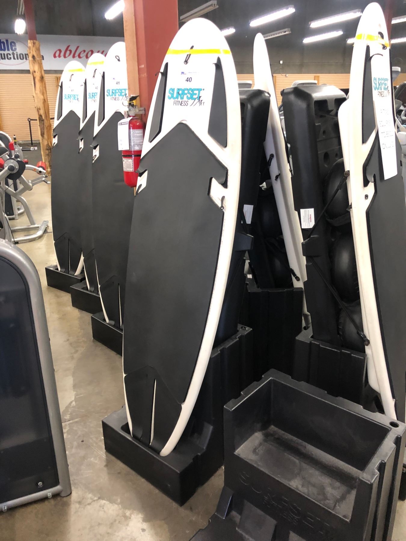 SURFSET FITNESS SURFBOARD BALANCE BOARD WITH STAND