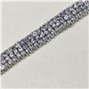 Image 2 : SILVER TANZANITE(9.6CT) BRACELET