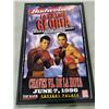 Image 1 : BOXING LEGENDS SIGNED FIGHT POSTER "ULTIMATE GLORY," SIGNED BY JULIO CESAR CHAVEZ AND OSCAR DE