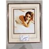 Image 1 : CELINE DION SIGNED AND PROFESSIONALLY FRAMED DISPLAY WITH CERTIFICATE OF AUTHENTICITY. ONE OF THE