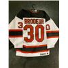 Image 2 : MARTIN BRODEUR SIGNED NEW JERSEY DEVILS GAME JERSEY WITH CERTIFICATE OF AUTHENTICITY. INDUCTED
