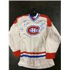 Image 1 : VINTAGE MONTREAL CANADIANS (SANDOW) SIGNED JERSEY - SIGNED BY GUY LAFLEUR, YVAN COURNOYER,
