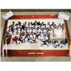 Image 2 : 2002 TEAM CANADA HOCKEY SIGNED POSTER, SIGNED BY STEVE YZERMAN AND BRENDAN SHANAHAN, AND CURTIS