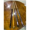 Image 2 : POOL CUE RACK WITH POOL CUES