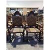 Image 2 : 4 PIECE CHAIR SET (NEEDS LITTLE TLC)