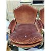 Image 2 : 2 COPPER TONE LOUNGE CHAIRS