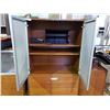 Image 2 : SIDE CABINET NO KEY MISSING SHELVES H 53" W 16 1/2" L 33"