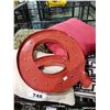 Image 2 : ASSORTED PILLOWS, LIGHT UP Q SIGN, & SUITCASE