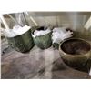 Image 1 : 4 ASSORTED PLANTERS