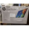 Image 2 : HP 22XW MONITOR (NO POWER CORD), CD RACK WITH ASSORTED CDS, SIDE CABINET, & MORE