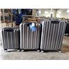 Image 2 : NEW IN BOX SAMSONITE QUARRY SILVER 3 PIECE SUITCASES