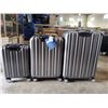 Image 2 : NEW IN BOX SAMSONITE QUARRY SILVER 3 PIECE SUITCASES