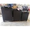 Image 2 : NEW OUT OF BOX HEYS DURAVOLE LOCKING BLACK 3 PIECE SUITCASES