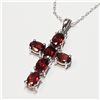 Image 2 : SILVER GARNET(3CT) PENDANT