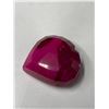 Image 2 : RUBY AFRICA 274.35 CTW 40MM X 42MM X 23MM HEART SHAPED