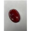 Image 1 : RED TOPAZ BRAZIL 58.45CTW 34MM X 25MM X 12MM OVAL CUT