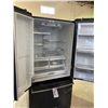 Image 2 : KITCHENAIDE REFRIGERATOR FRENCH DOOR WITH ICE & WATER, BOTTOM DRAWER FREEZER (BLACK STAINLESS STEEL)