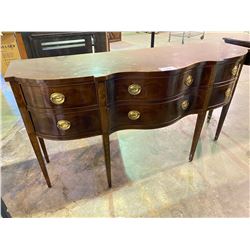 6 DRAWER WOODEN SIDE TABLE NO KEY