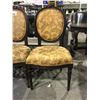 Image 2 : 4 WOODEN FRAMED CHAIRS
