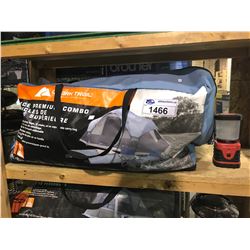 OZARK TRAIL TENT & PORTABLE LIGHT