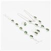 Image 1 : Impressive 4 Piece Green Amethyst Jewelry Set