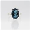 Image 1 : Beautiful 5ct London Blue Topaz Ring