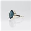 Image 2 : Beautiful 5ct London Blue Topaz Ring