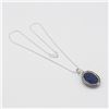 Image 2 : Sterling Silver Lapis Lazuli Pendant