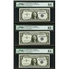 Image 2 : 1957B $1 (5) Consecutive Silver Certificate STAR Notes PMG