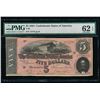 Image 1 : 1864 $5 Confederate States of America Note PMG 62EPQ
