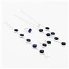 Image 1 : Beautiful 4 Blue Sapphire Jewelry Set
