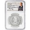 Image 1 : 1792-2017 Half Disme 1 oz. Silver Medal NGC PF70 W/Edmund C. Moy Signature