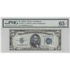 Image 1 : 1934A $5 Silver Certificate STAR Note PMG 65EPQ