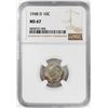 Image 1 : 1948-D Roosevelt Dime Coin NGC MS67