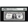 Image 1 : 1957B $1 Silver Certificate STAR Note Fr.1621* PMG Superb Gem Uncirculated 68EPQ