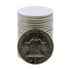 Image 2 : Roll of (20) Brilliant Uncirculated 1963 Franklin Half Dollar Coins