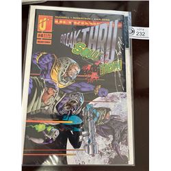 Ultraverse Break Thru Solution #4 Signed in Bag on White Board