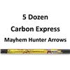 Image 1 : 5 Doz. Mayhem Hunter Arrows with 2" vanes