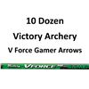 Image 1 : 10 Doz V Force 600 Gamer Arrows with 2" vanes