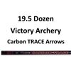 Image 1 : 19.5 Doz Carbon TRACE 500 Arrows with 2" vanes