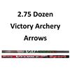 Image 1 : 2.75 Doz. Victory Archery Arrows with 2" vanes