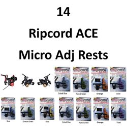 14 x Ripcord ACe Micro Adj & Code Red Rests