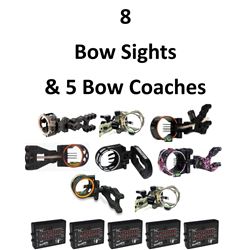 8 x Sights & 5 Bow Coaches