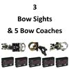Image 1 : 3 x Sights & 5 Bow Coaches