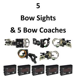 5 x Sights & 5 Bow Coaches