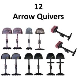 12 x Arrow Quivers