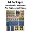 Image 1 : 24 x Broadheads & 4 Bludgeons